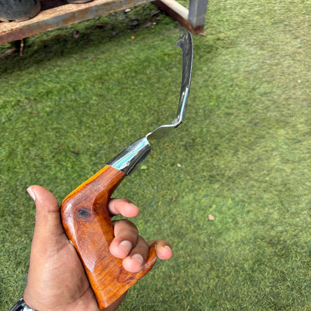 Hand Sickle (Wooden Handle)