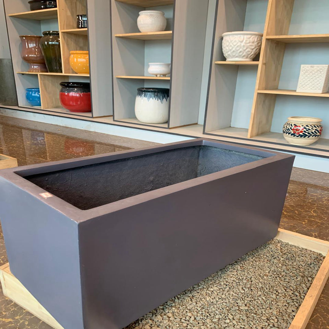 Small Plain Rectangle Pot