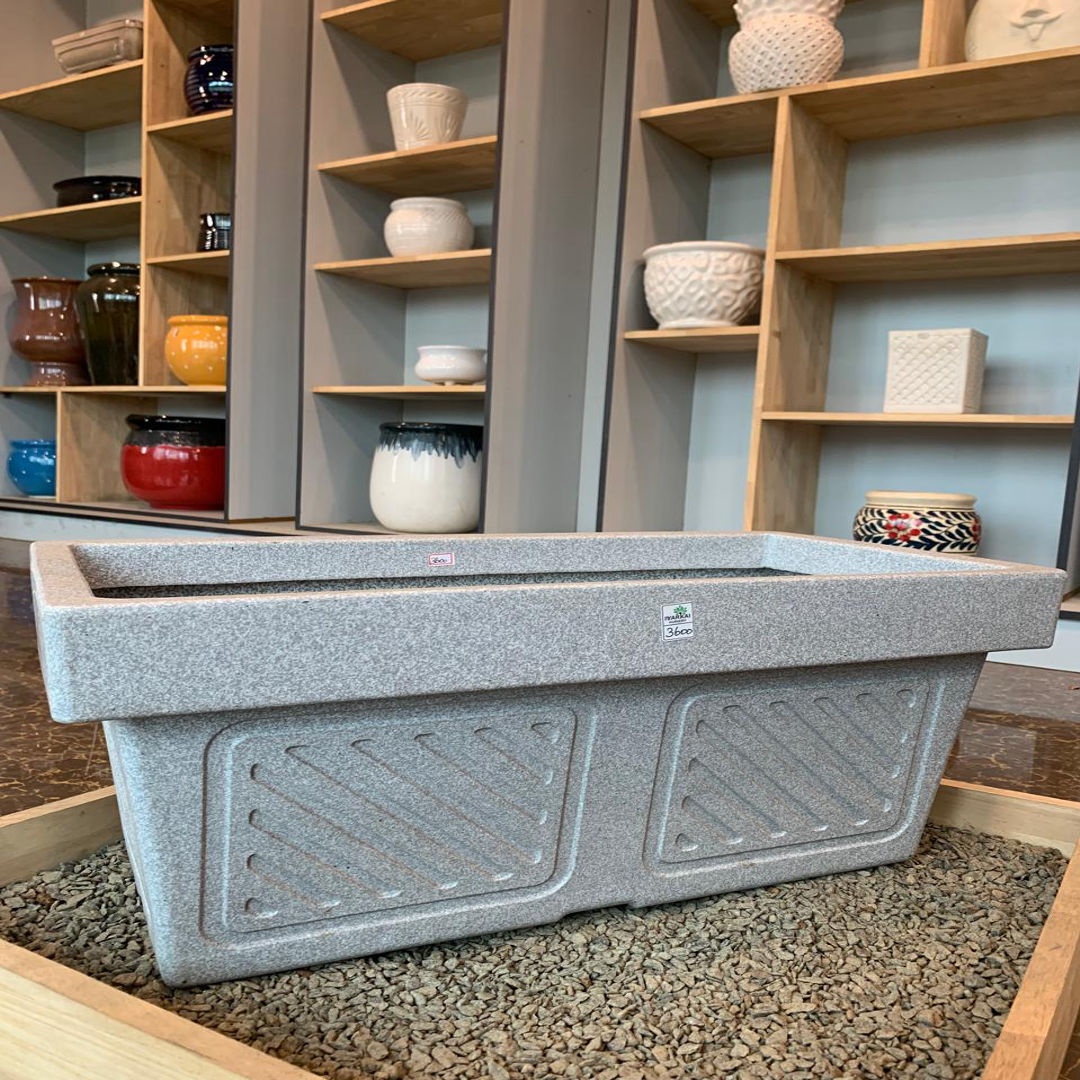 Small Rectangle Pattern Pot